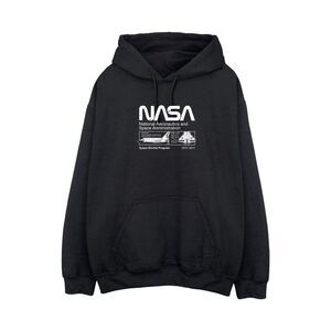 NASA Mens Space Shuttle Hoodie / Black